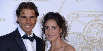 Nadal y su novia\u002E Foto: EFE/EPA/AURELIEN MEUNIER\u002E