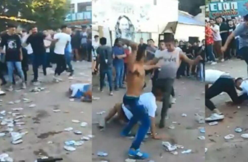 La fiesta de fin de año de la facultad de Trabajo Social terminó en una batalla campal