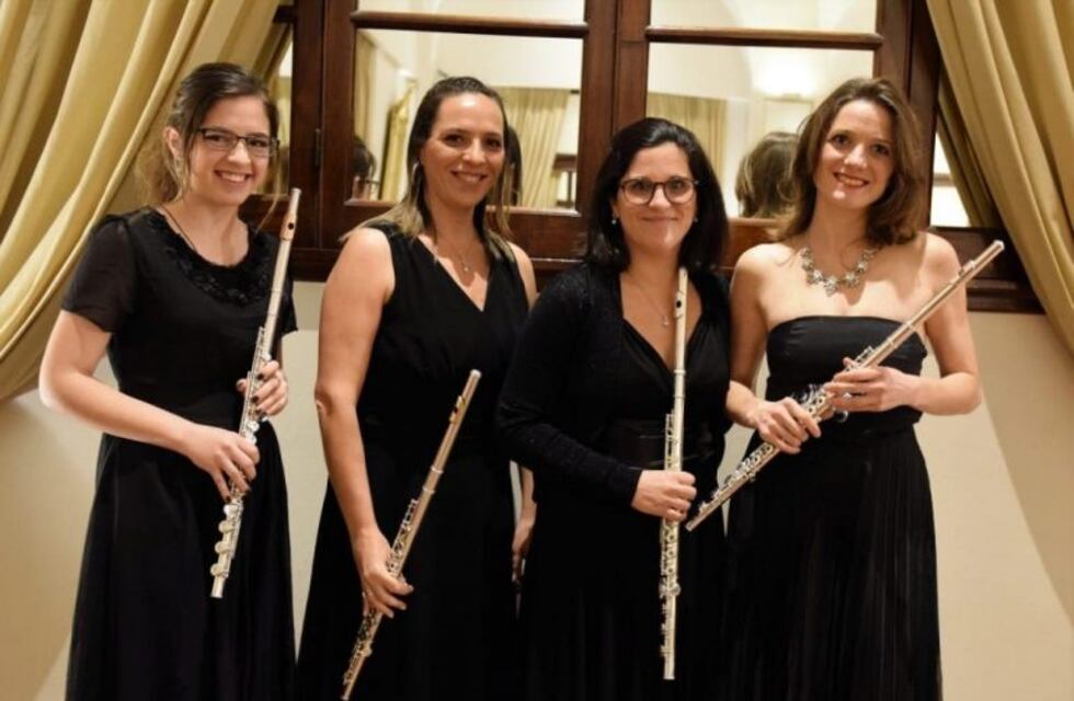 El cuarteto de flautas Viento Norte se presenta con entrada libre y gratuita