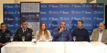 Todo listo para River vs\u002E Gimnasia de Mendoza\u002E Foto: ANSL