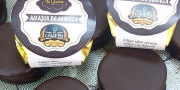 Primer alfajor de Cerveza del país\nCrédito: Facebook 7 Colinas
