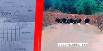 El plano original de la obra estipulaba un relleno diferente al que se utilizó\u002E