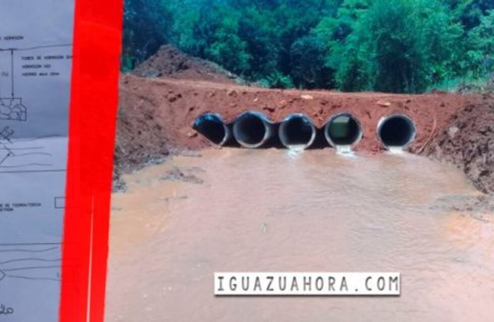 Denuncian que rellenaron una obra con tierra y no con hormigón