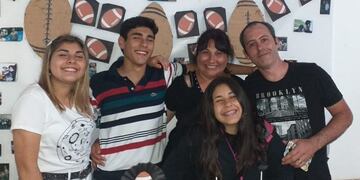 Cuarentena en Gualeguaychú - Belén Violláz y su familia\nCrédito: Familia Violláz