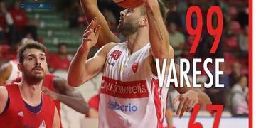 Pablo Bertone frente al Legnano