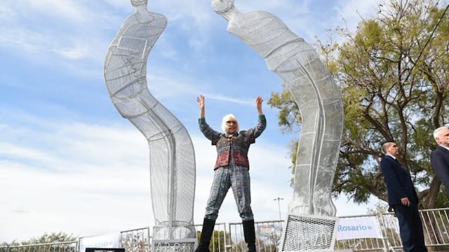 Se inauguró el Circuito Marta Minujín\u002E