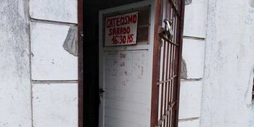 robo en biblioteca barrio San Francisco