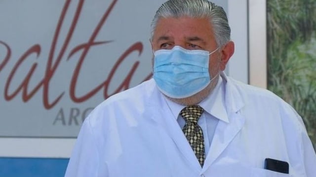 Ministro de Salud de la provincia, Juan José Esteban
