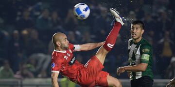 Sebastián Sáez convirtió un golazo ante Banfield y la FIFA consultó en sus redes sociales si merece ser candidato al gol del año.