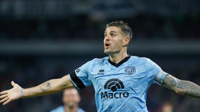 Si Pablo Vegetti convierte, Belgrano gana. Así fue en lo que va de esta Liga Profesional.