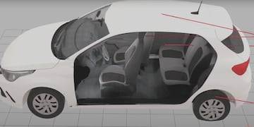 Reconstrucción del crimen de Blas Correas: la imagen muestra dónde impactaron las balas policiales.