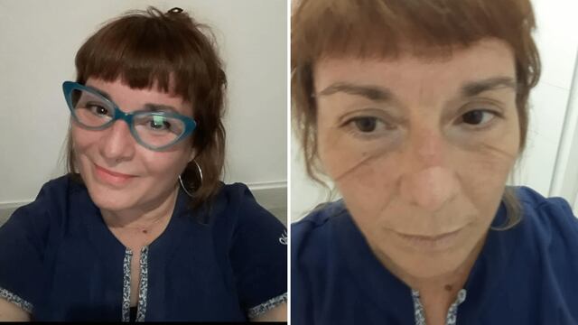 Silvia de la Torre y el antes y después de una jornada de guardia en Olavarría.
