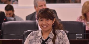 Desde 2017, Andrea Charole se desempeña como diputada provincial.