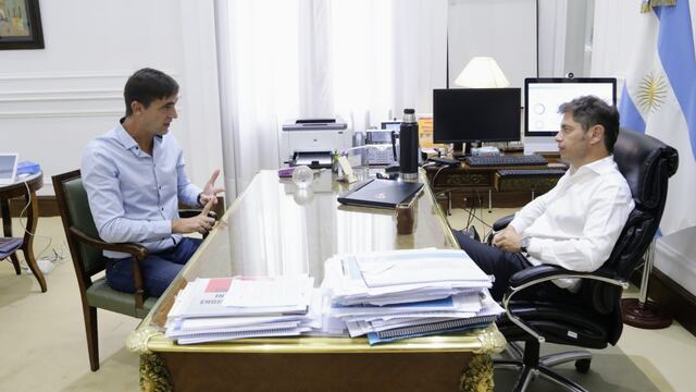 Así fue el encuentro entre Rogelio Iparraguirre y Axel Kicillof