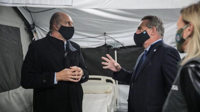 El rafaelino evitó contestar las críticas del ministro de Defensa de la Nación, Agustín Rossi.