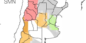 Así estará el clima en Córdoba durante julio, agosto y septiembre, según el Servicio Meteorológico Nacional.