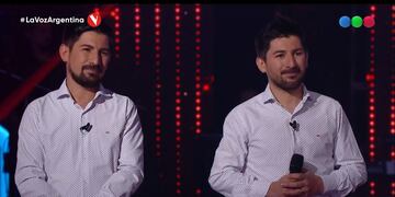 Los hermanos Vilchez en La Voz Argentina.
