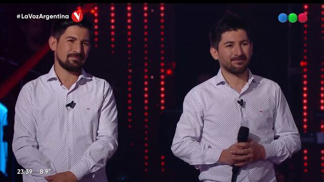 Los hermanos Vilchez en La Voz Argentina.