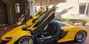 El McLaren de Ernie, previo al huracán Ian.