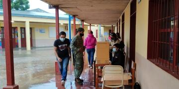 Las fuertes lluvias de Chaco generaron un cambio de un puesto de votación en Sáenz Peña.
