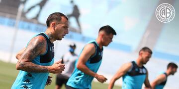 Wilfredo Olivera, Marcelo Estigarribia y Joaquín Novillo, tres de los que estarán en el equipo de este domingo.