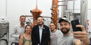 El secretario de Industria y Desarrollo Productivo de la Nación, Alan Plummer, visitó Rafaela