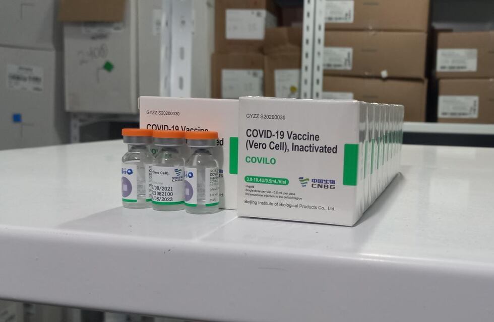 Arribaron a San Luis más de 8 mil vacunas contra el coronavirus Sinopharm