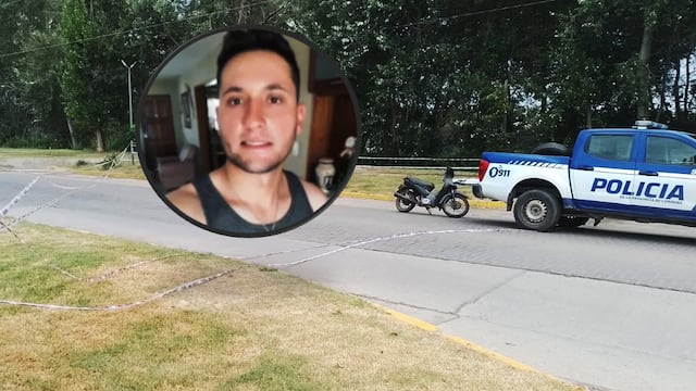 Adrián González iba en moto a trabajar cuando fue atacado a piedrazos. (El Doce / Carlos Paz Vivo)