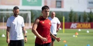 El cordobés Paulo Dybala lleva adelante su recuperación. El sueño de estar en el Mundial toma fuerza. Foto: Prensa Roma.