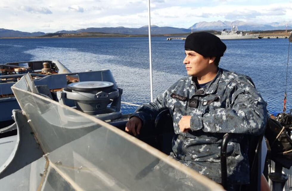Un mendocino orgulloso de servir a la patria en la Armada