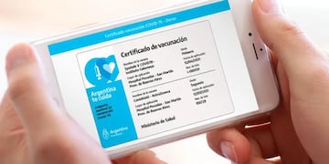 A través de la app Mi Argentina se puede obtener el certificado digital de vacunación.
