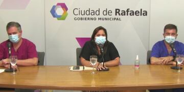 Emilio Scarinci, Myriam Villafañe y Diego Lanzotti
