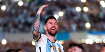 El álbum de fotos que Lionel Messi sobre la fiesta de los campeones del mundo (Instagram)