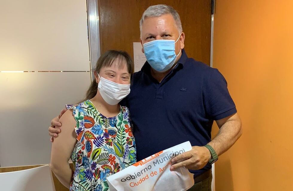 Erika cobrará por primera vez su pensión no contributiva