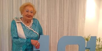 Dorotea celebró sus 101 años en Chillar