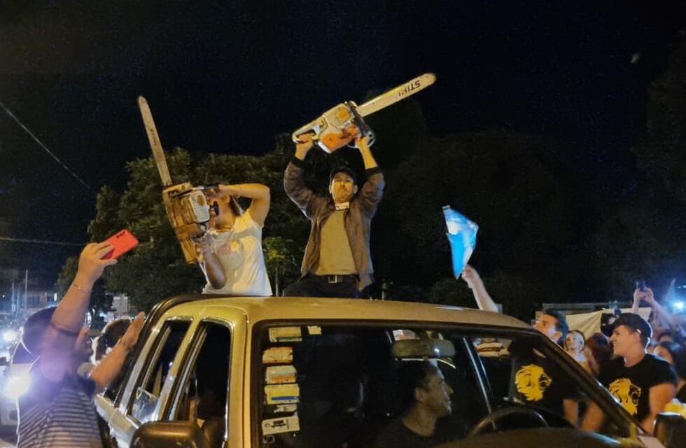 Balotaje 2023: festejos en Misiones por la victoria de Javier Milei