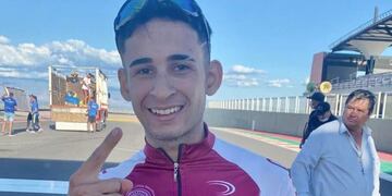 El mendocino Ramiro Castro se consagró campeón Argentino Junior de ciclismo de ruta, con 17 años.