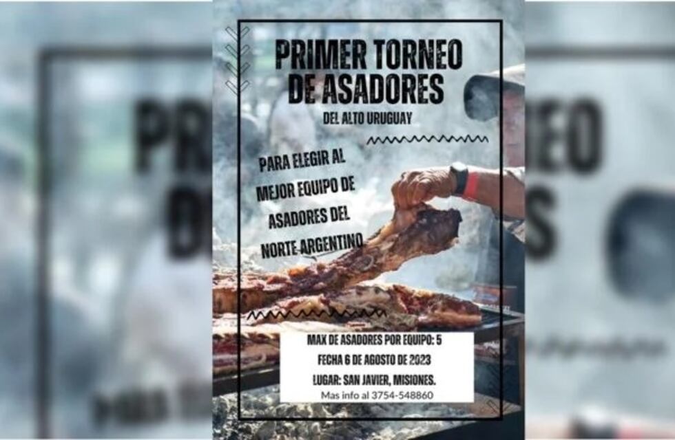 San Javier se prepara para recibir el Primer Torneo “Asadores del Alto Uruguay”
