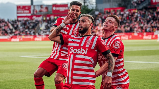 El delantero mendocino Valentín Taty Castellanos convirtió los 4 goles con los que el Girona goleó al Real Madrid.