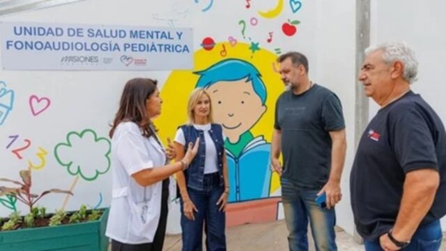 El Hospital Pediátrico de Posadas inauguró una unidad especializada en salud mental y fonoaudiología.