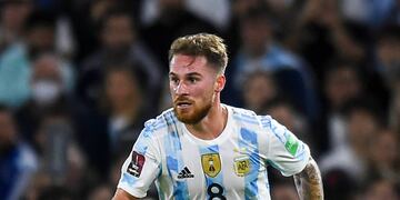 Mac Allister tuvo un gran desempeño durante el partido contra México.