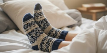 Qué significa dormir con medias sin importar si es verano o invierno, según la psicología