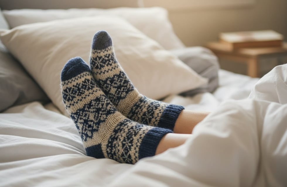 Qué significa dormir con medias sin importar si es verano o invierno, según la psicología