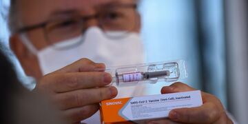 La vacuna contra el coronavirus de Sinovac fue aprobada en China (EFE/ Andre Borges)
