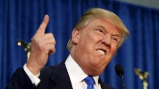 Trump enojado