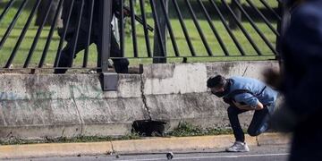 Las tropas chavistas asesinaron a quemarropa a David Vallenilla\u002E