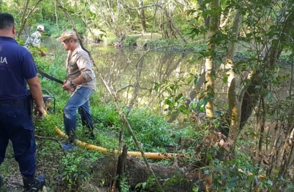 Vacían la laguna donde fue hallado el adolescente en San José