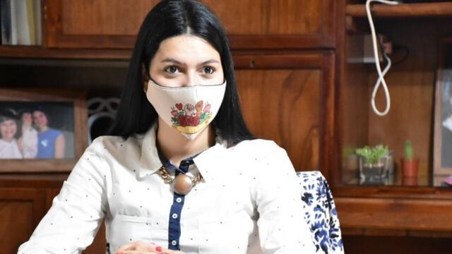 La Intendenta de Santa Rosa Flor Destefanis.