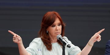Cristina Kirchner acusó al Gobierno de realizar un \