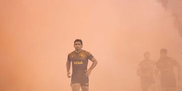 AME3599\u002E BUENOS AIRES (ARGENTINA), 14/06/2019\u002E- El jugador Matías Orlando de Jaguares en acción hoy, viernes en un partido del Super Rugby entre Jaguares y Sunwolves, en el estadio Jose Amalfitani en Buenos Aires (Argentina)\u002E EFE/Matias Gabriel Napoli